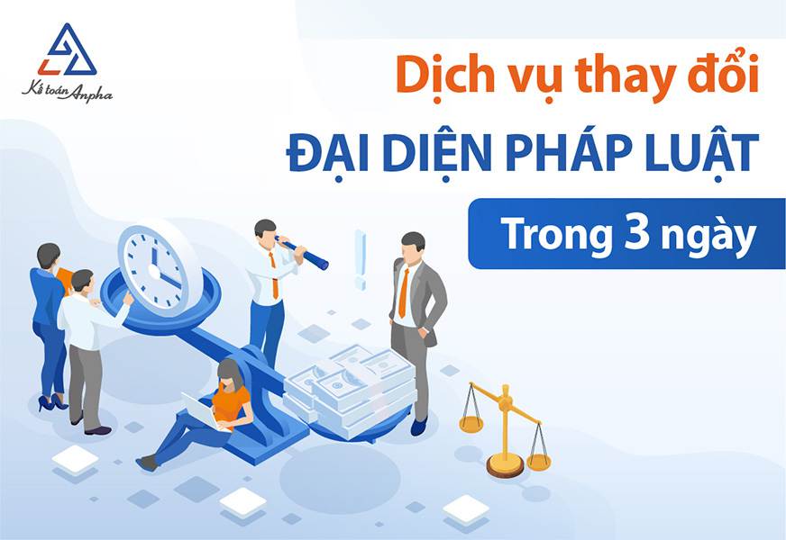 Thay đổi người đại diện pháp luật, giám đốc công ty - 500.000đ